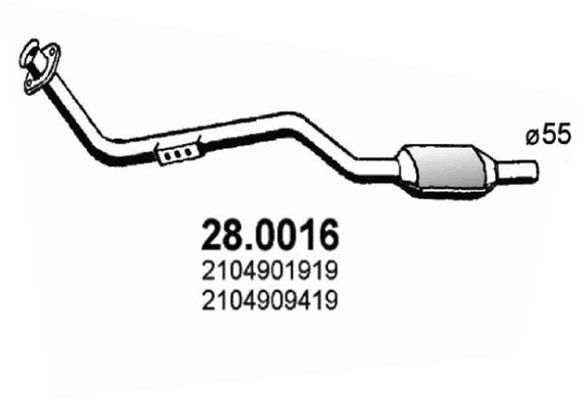 Katalizator ASSO 28.0016