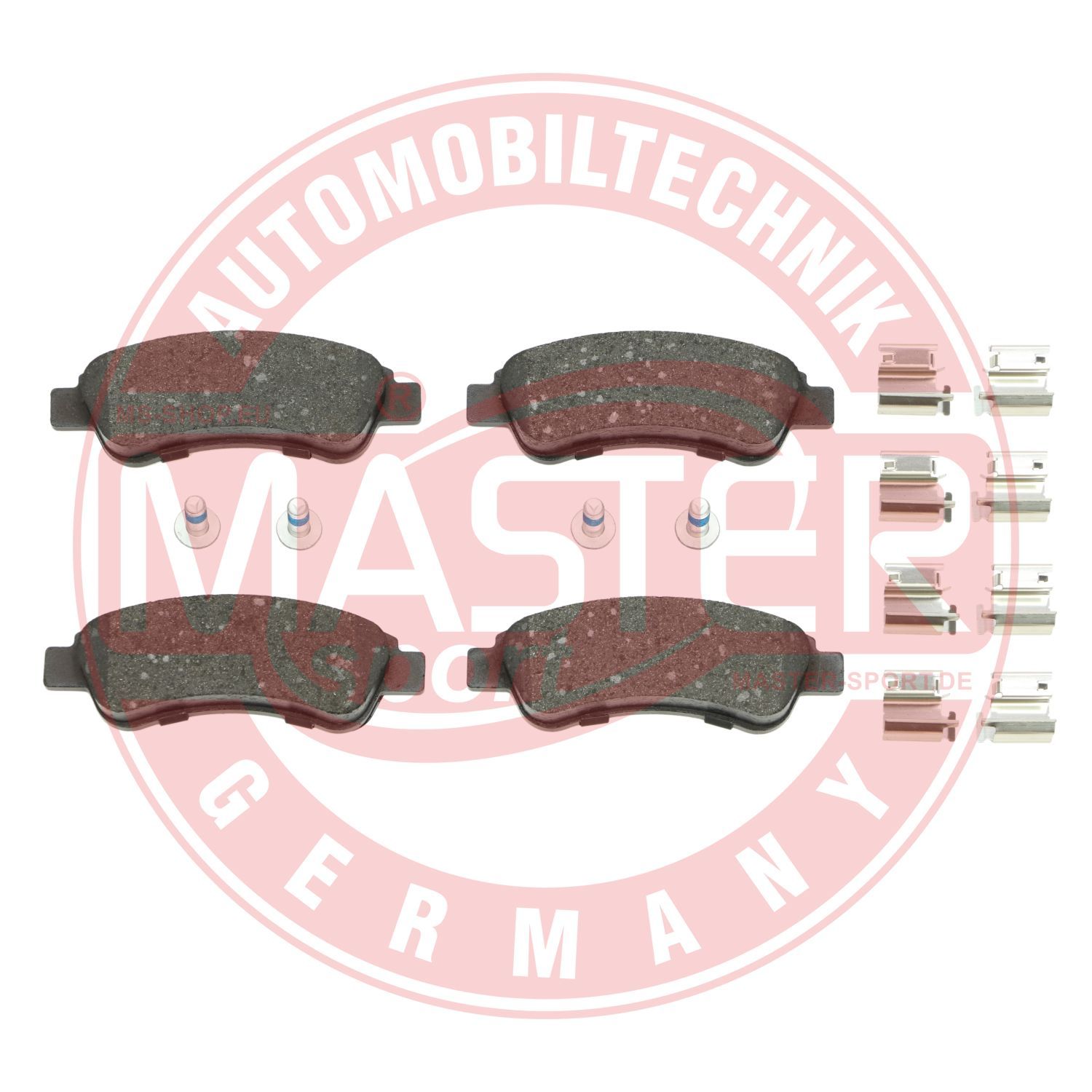 Zestaw klocków hamulcowych, hamulce tarczowe MASTER-SPORT GERMANY 13046048122N-SET-MS