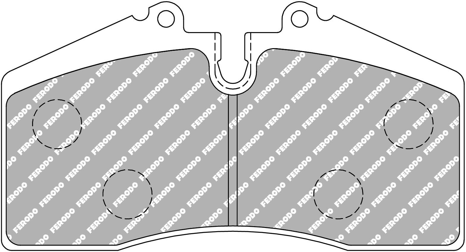 set placute frana,frana disc FERODO FDS560
