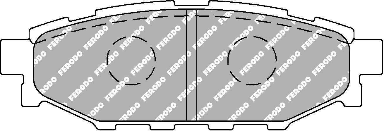 set placute frana,frana disc FERODO FCP1947H