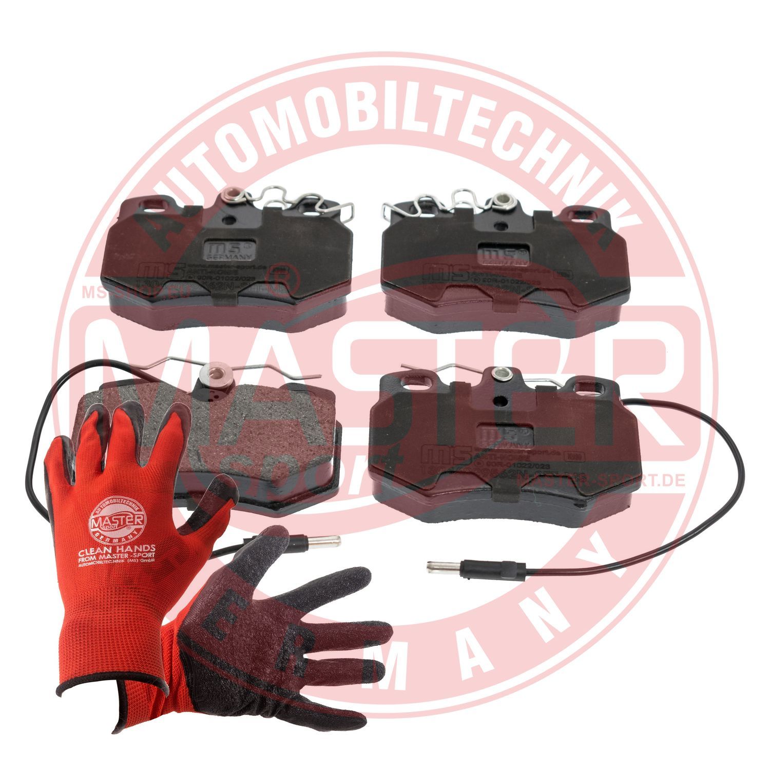 Zestaw klocków hamulcowych, hamulce tarczowe MASTER-SPORT GERMANY 13046029562N-SET-MSP