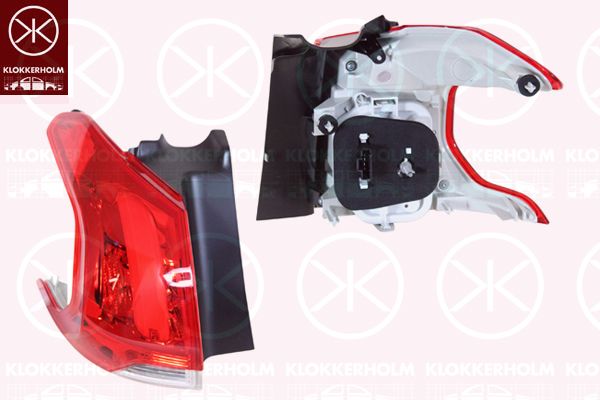 Lampa tylna zespolona KLOKKERHOLM 55430711A1