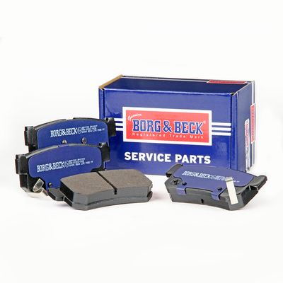 Zestaw klocków hamulcowych, hamulce tarczowe BORG & BECK BBP1790