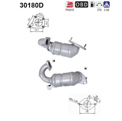 Katalizator AS 30180D