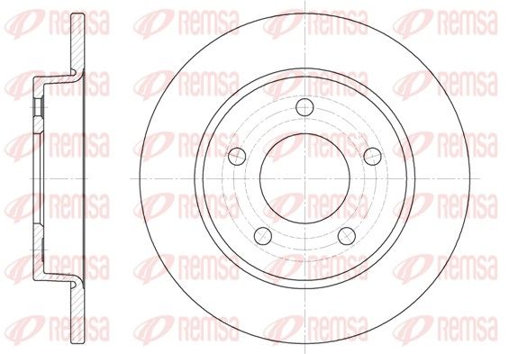 Brzdový kotouč REMSA 6906.00