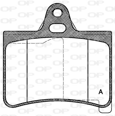 Kit de plaquettes de frein, frein à disque