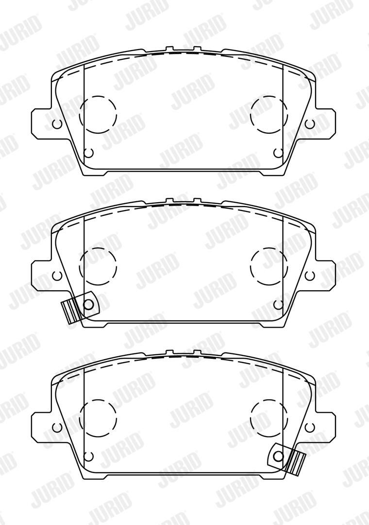 Piduriklotsi komplekt,ketaspidur