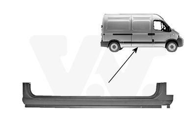 Nástupní panel VAN WEZEL 4387110