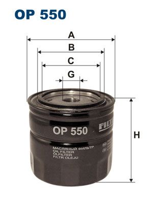 Olejový filtr FILTRON OP 550