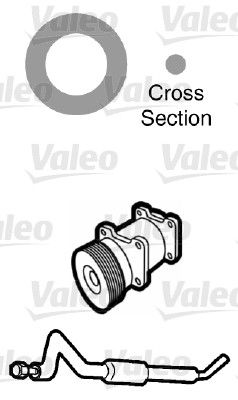 garnitura,conducta lichid de racire VALEO 509752