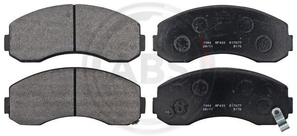 Zestaw klocków hamulcowych, hamulce tarczowe A.B.S. 36948