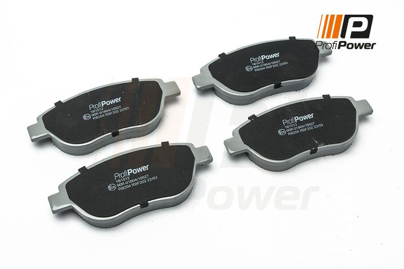 Levně Sada brzdových destiček, kotoučová brzda ProfiPower 1B1012
