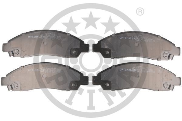 Zestaw klocków hamulcowych, hamulce tarczowe OPTIMAL BP-12344