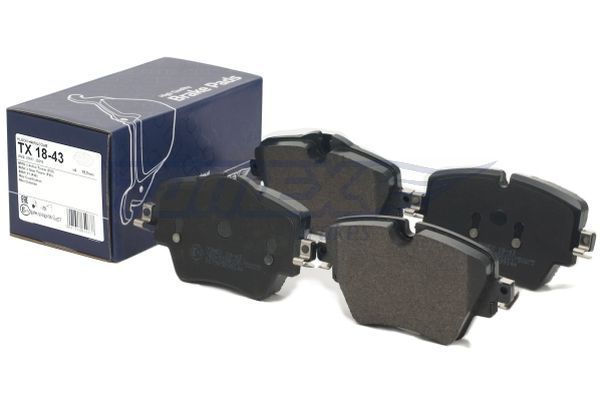 Levně Sada brzdových destiček, kotoučová brzda TOMEX Brakes 18-43