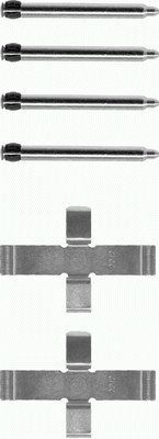 Set accesorii, placute frana TEXTAR 82020400