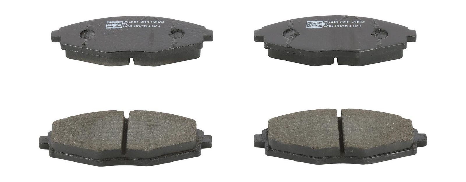 set placute frana,frana disc CHAMPION 572402CH