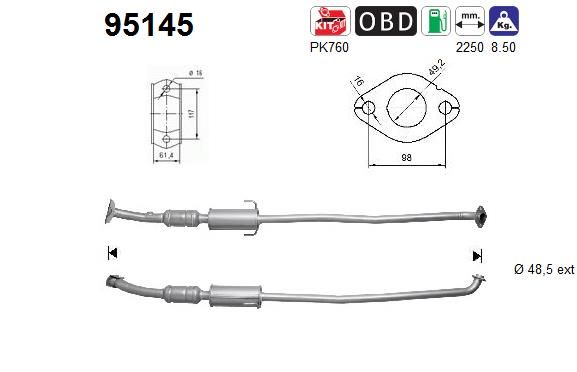 Katalizator AS 174100D290