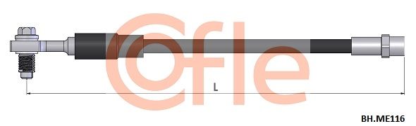 Przewód hamulcowy elastyczny COFLE 92.BH.ME116