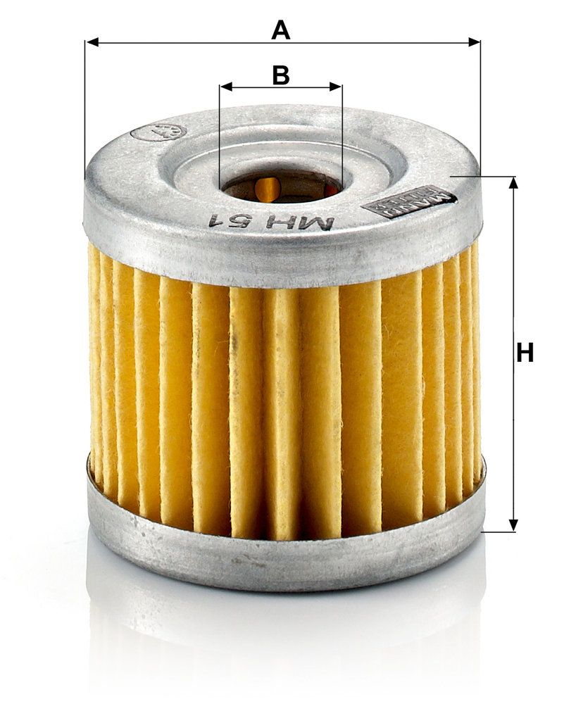 Levně Olejový filtr MANN-FILTER MH 51