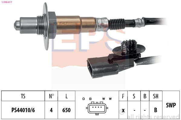 Sonda lambda EPS 1.998.617
