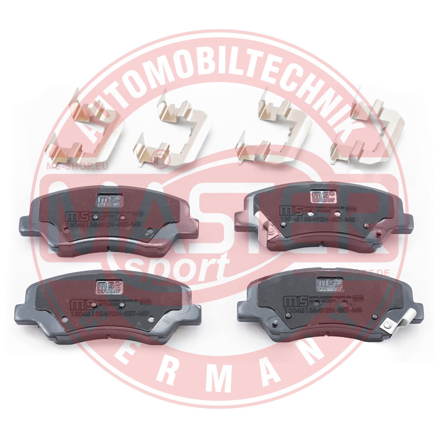 Zestaw klocków hamulcowych, hamulce tarczowe MASTER-SPORT GERMANY 13046135492N-SET-MS