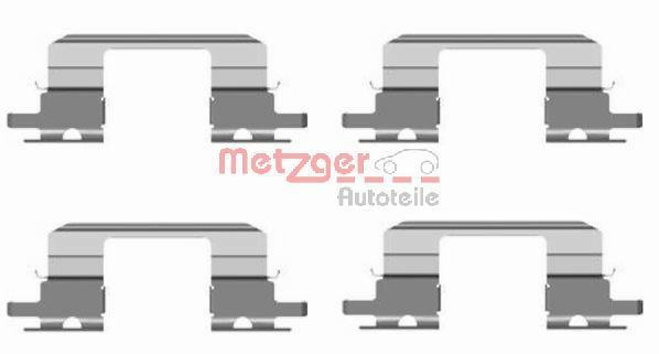 Set accesorii, placute frana METZGER 109-1672