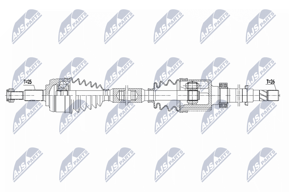 Wał napędowy NTY NPW-RE-225