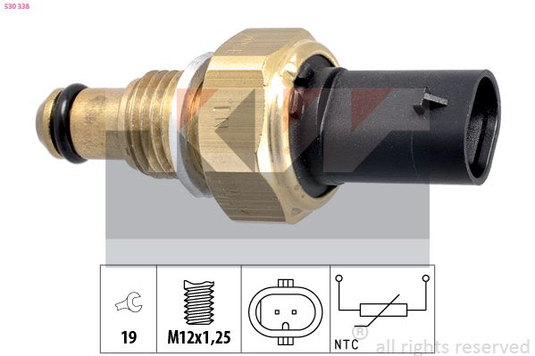 Czujnik, temperatura paliwa KW 530 338