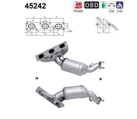 Katalizator AS 45242