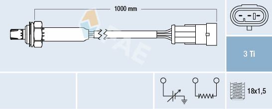 Sonda lambda FAE 77182