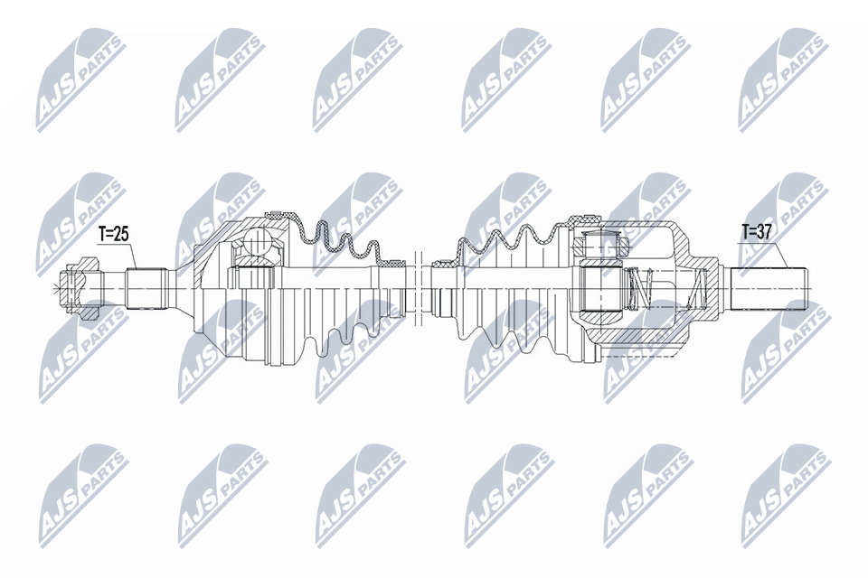 Wał napędowy NTY NPW-CT-154