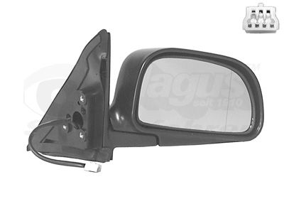 Levně Vnější zpětné zrcátko VAN WEZEL 3223808