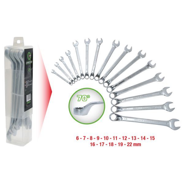 E-shop Sada očkových a vidlicových kľúčov KS TOOLS 512.0225