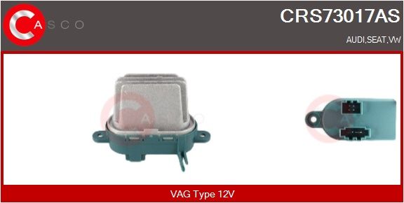 Odpor, vnitřní tlakový ventilátor CASCO CRS73017AS