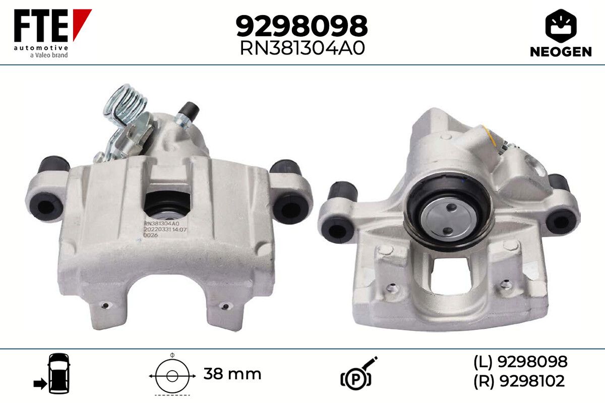 Etrier frana FTE NEOGEN 9298098