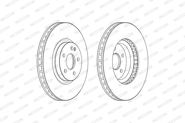 Tarcza hamulcowa FERODO FCR379A