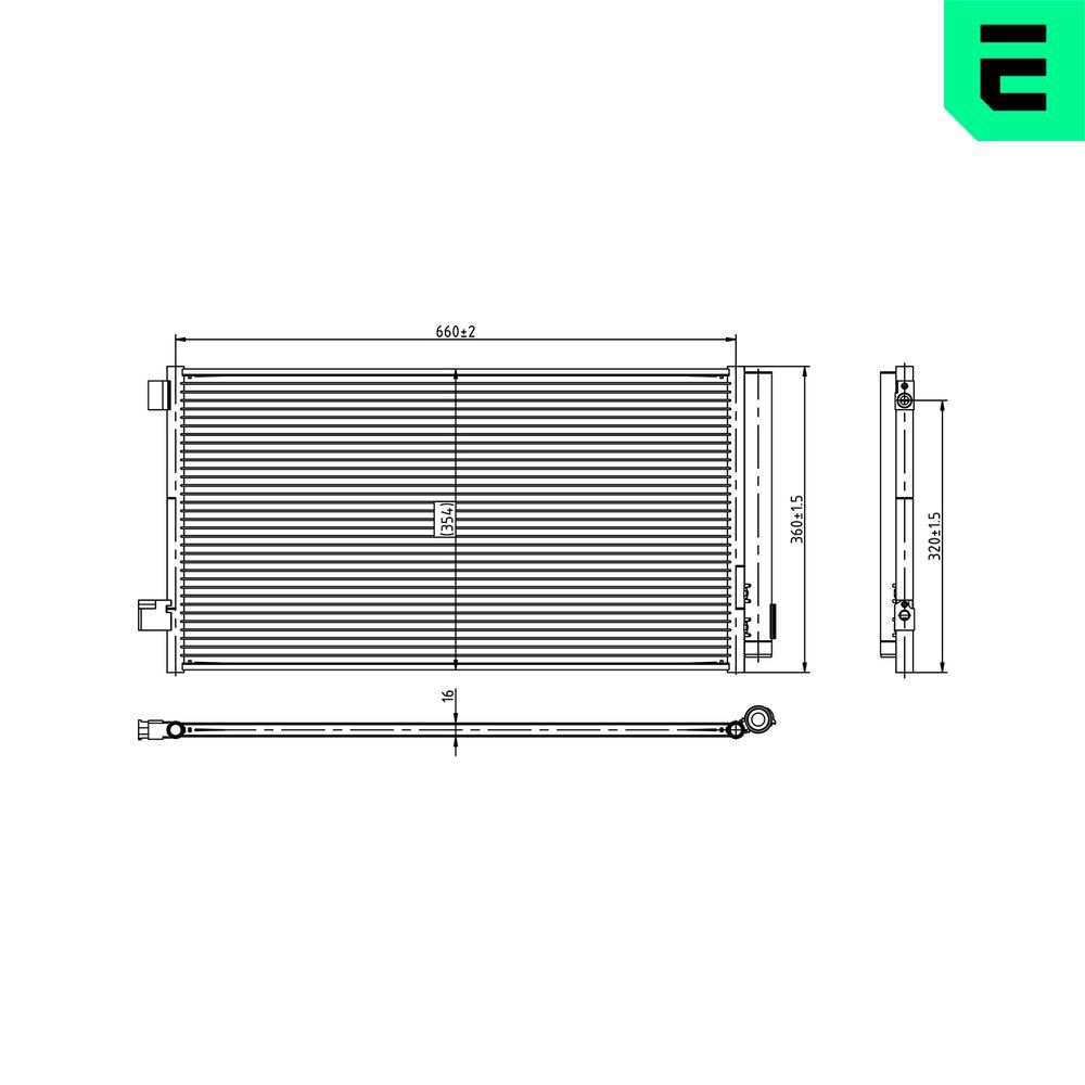 Condensator, climatizare ERA 667503