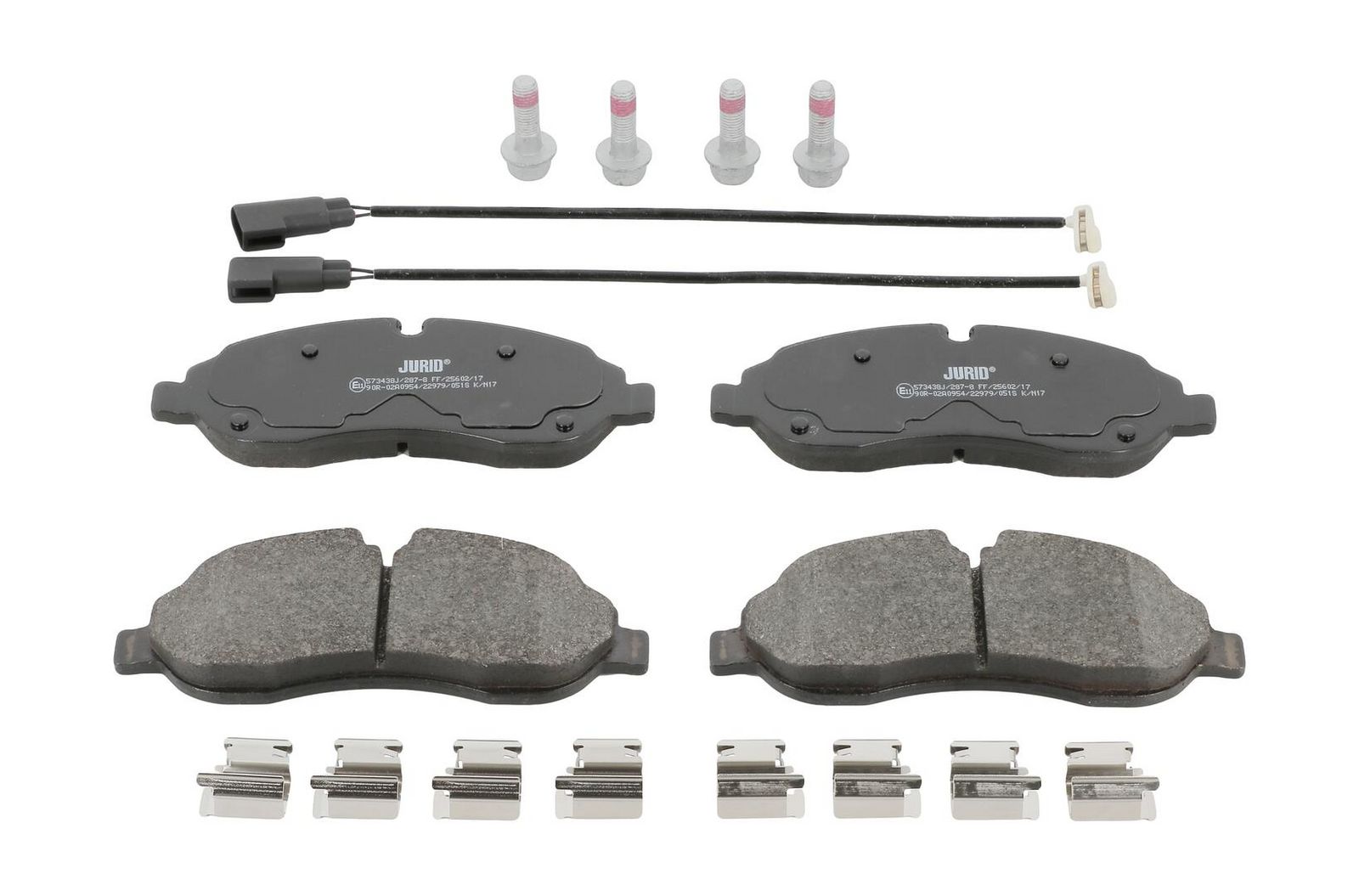 Комплект тормозных колодок, дисковый тормоз