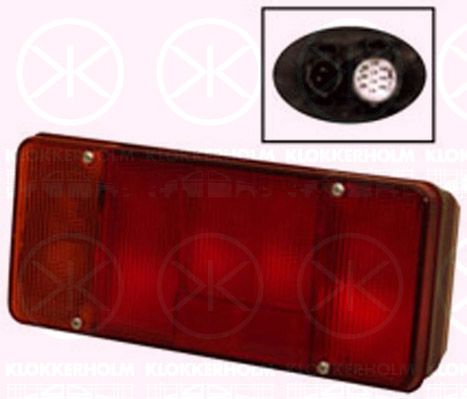 Lampa tylna zespolona KLOKKERHOLM 20930715