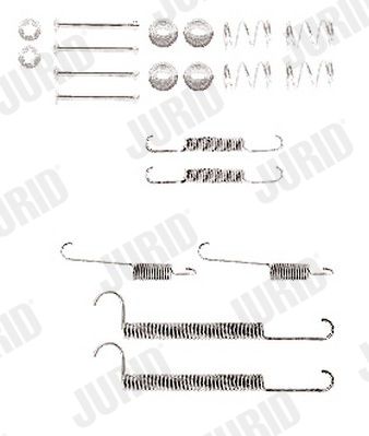 Zestaw dodatków, szczęki hamulcowe JURID 771222J