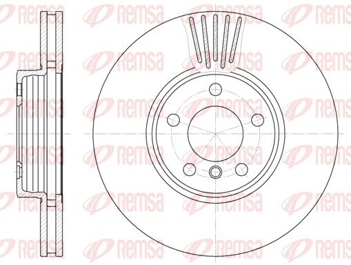 Brzdový kotouč REMSA 6600.10