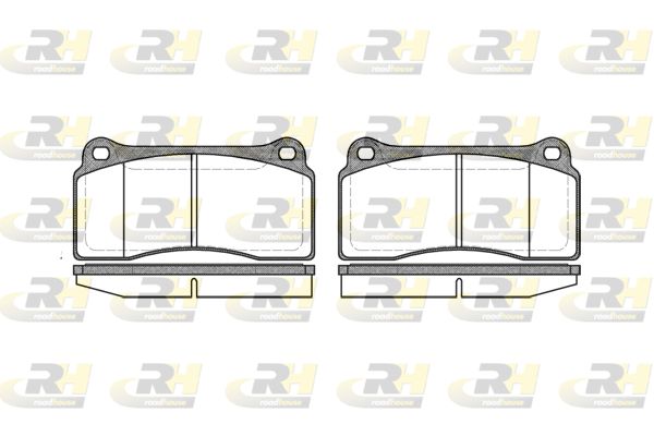 Zestaw klocków hamulcowych, hamulce tarczowe ROADHOUSE 2983.00