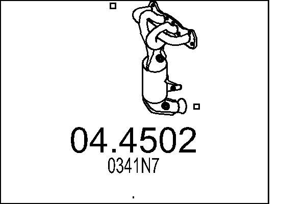 Katalizator MTS 04.4502