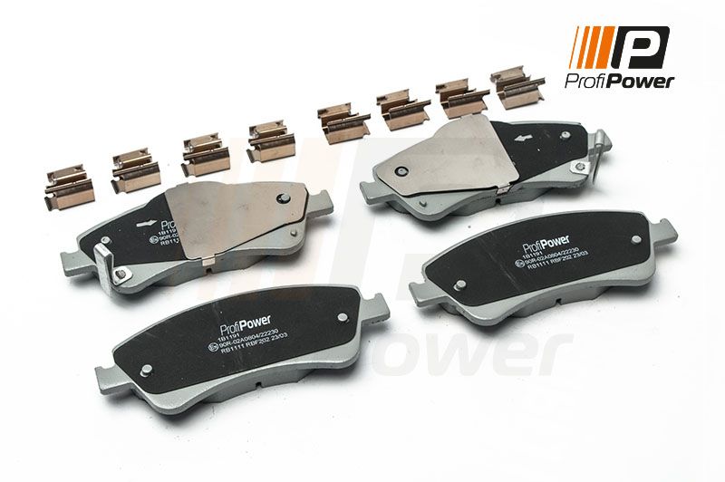 Sada brzdových destiček, kotoučová brzda ProfiPower 1B1191