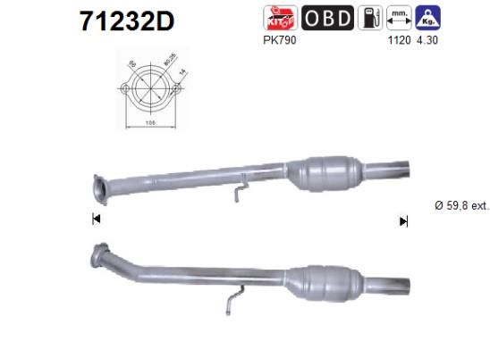 Katalizator AS 71232D
