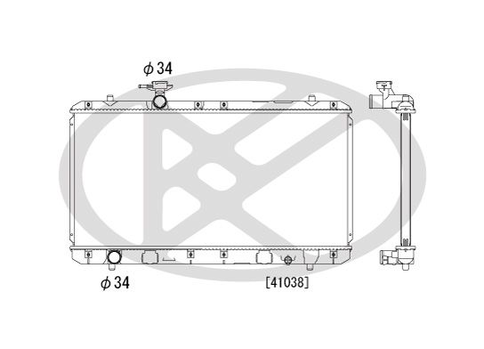 Radiator, racire motor KOYORAD PL101341
