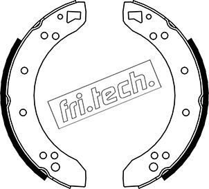 Zestaw szczęk hamulcowych FRI.TECH. 1040.087