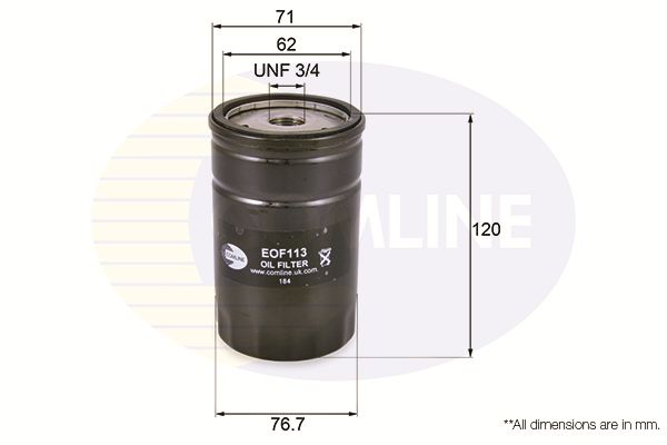 Filtr oleju COMLINE EOF113