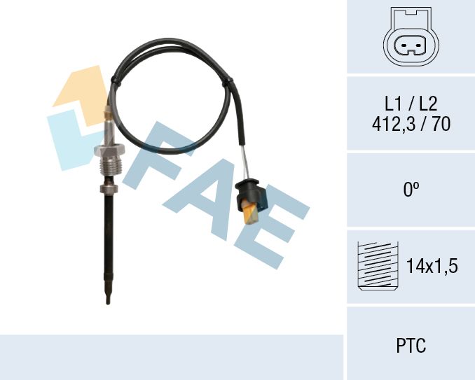 Senzor, temperatura gaze evacuare FAE 68039