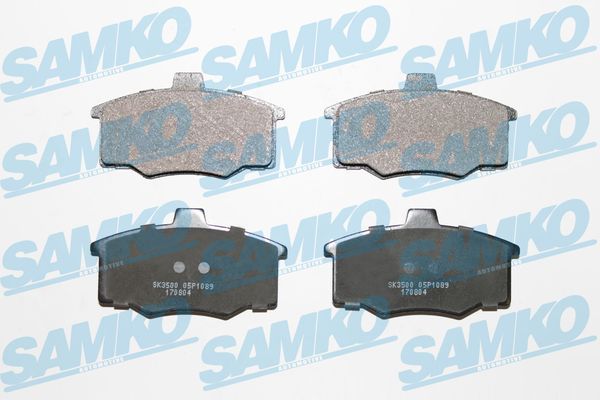 Levně Sada brzdových destiček, kotoučová brzda SAMKO 5SP1089
